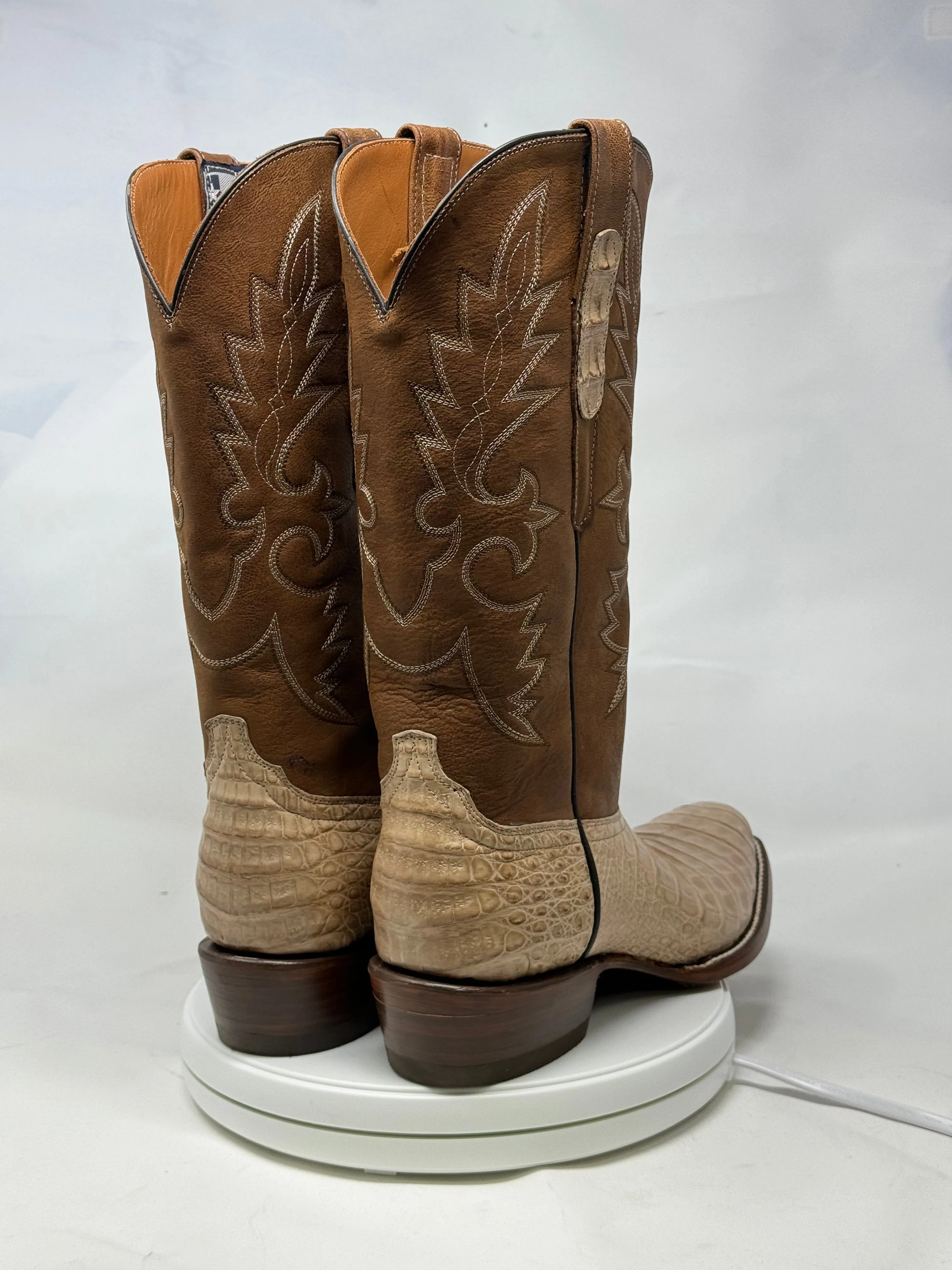 DJ2056 | Don Juan Boots Men's Caiman Belly Oryx Diamond Toe