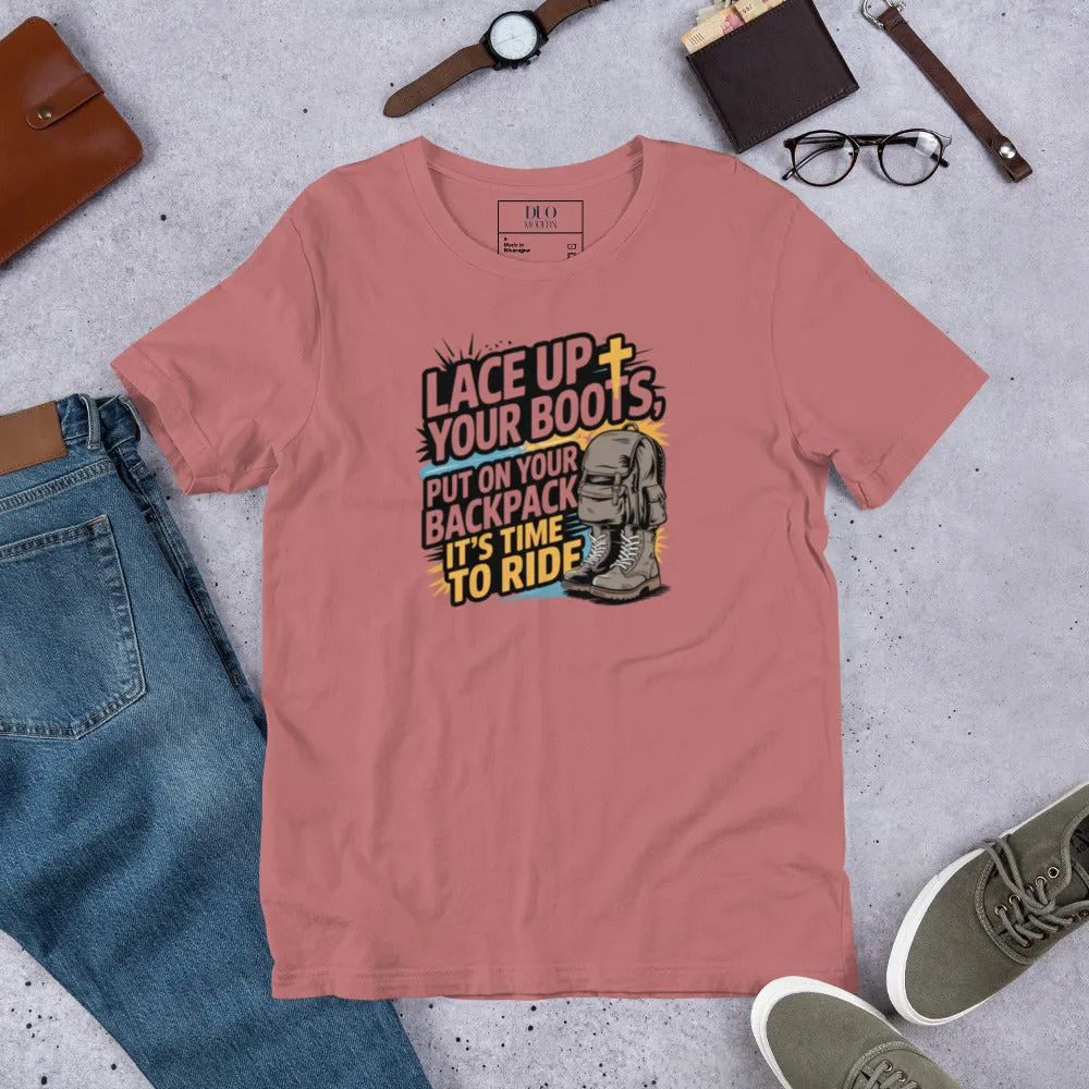 DUO MODERN "LACE UP YOUR BOOTS" Unisex T-Shirt