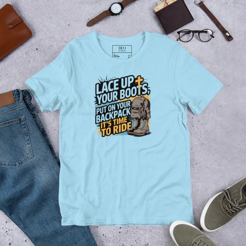 DUO MODERN "LACE UP YOUR BOOTS" Unisex T-Shirt