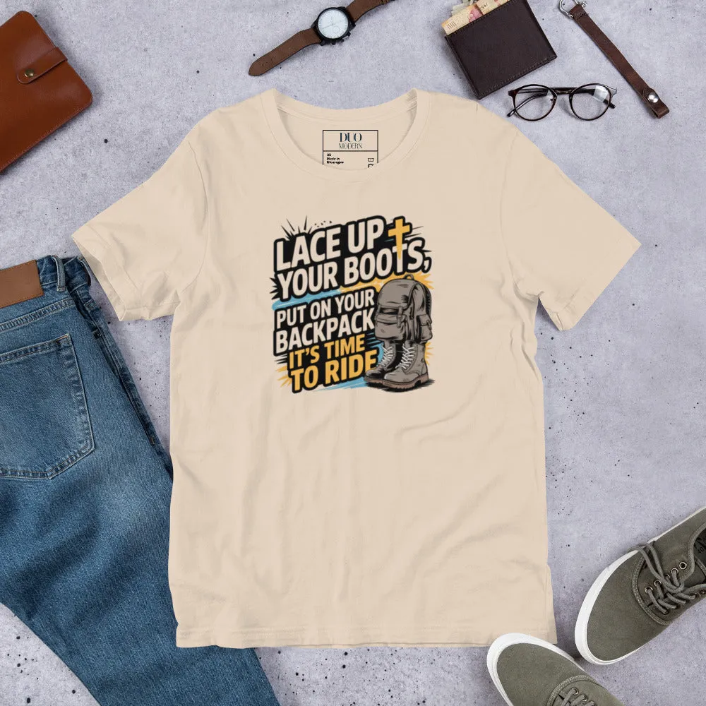 DUO MODERN "LACE UP YOUR BOOTS" Unisex T-Shirt