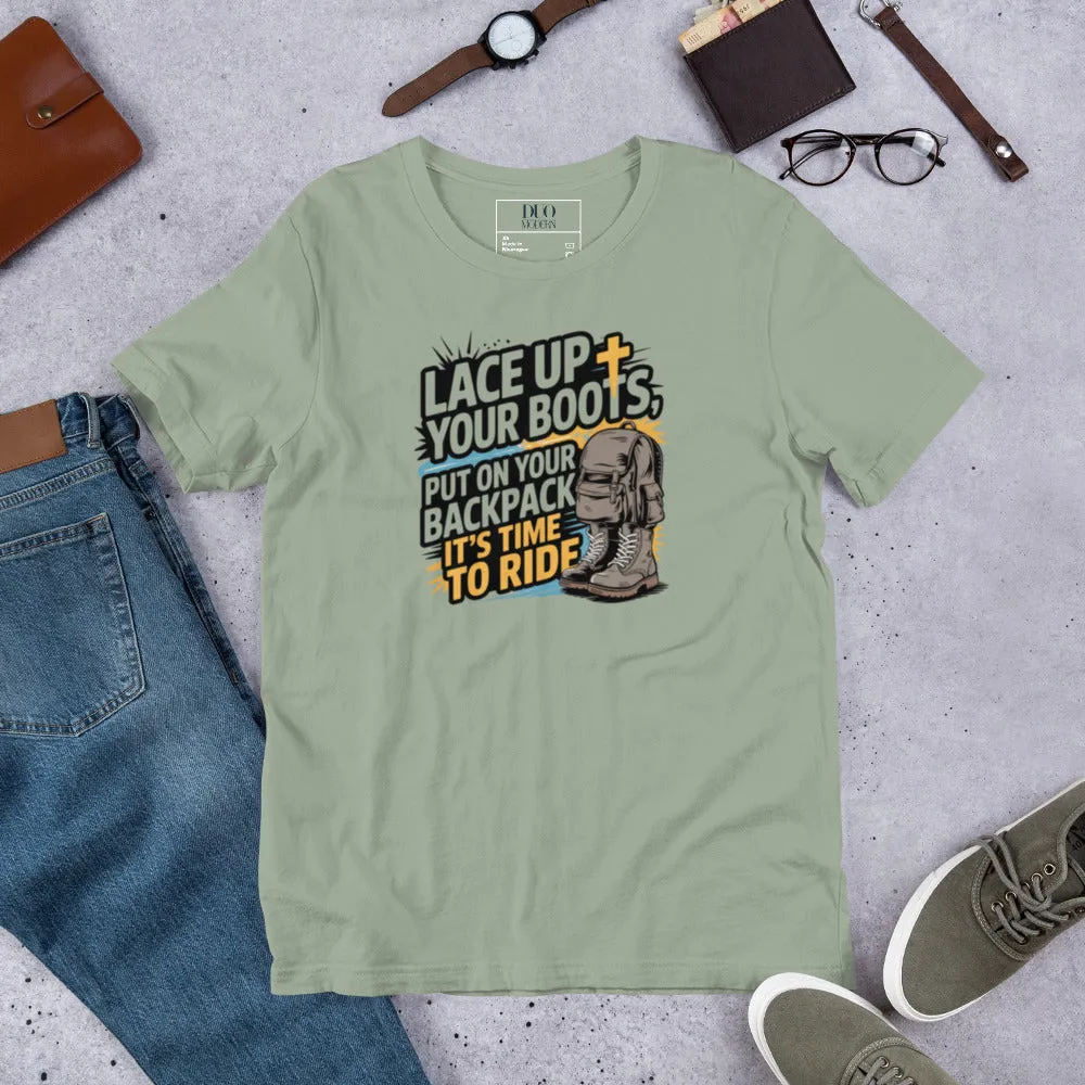 DUO MODERN "LACE UP YOUR BOOTS" Unisex T-Shirt