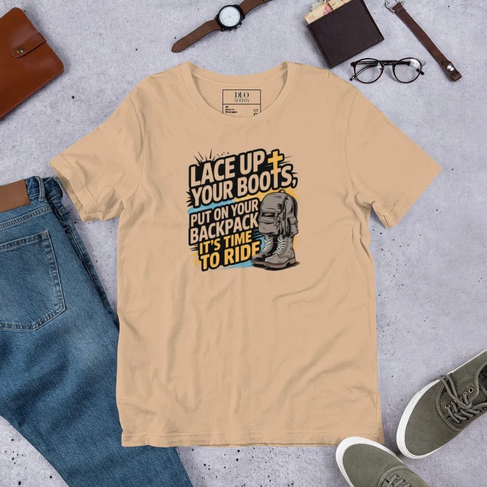 DUO MODERN "LACE UP YOUR BOOTS" Unisex T-Shirt