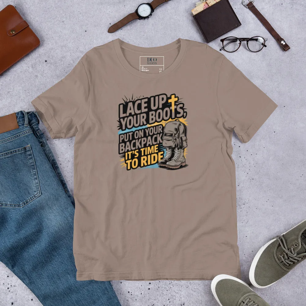DUO MODERN "LACE UP YOUR BOOTS" Unisex T-Shirt