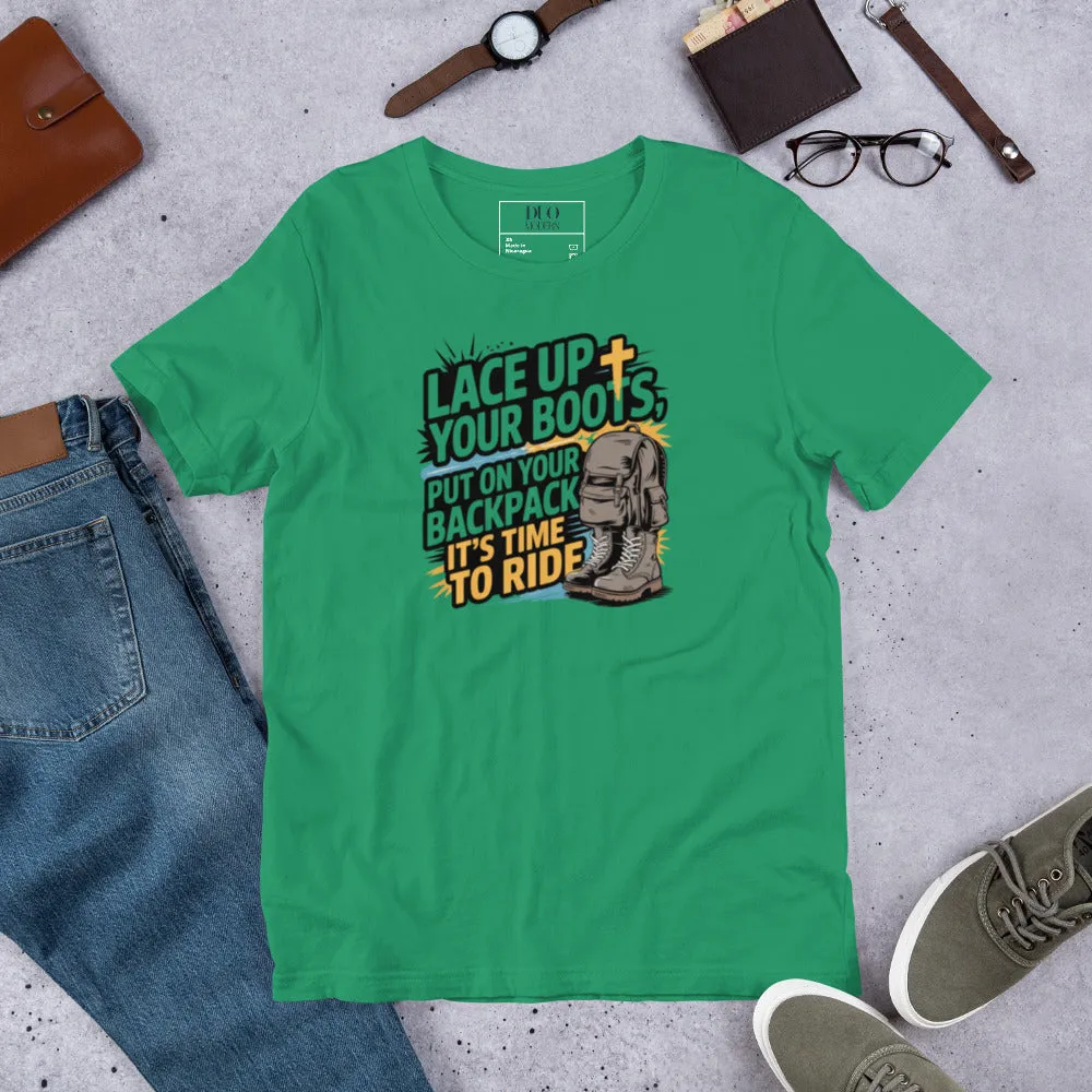 DUO MODERN "LACE UP YOUR BOOTS" Unisex T-Shirt