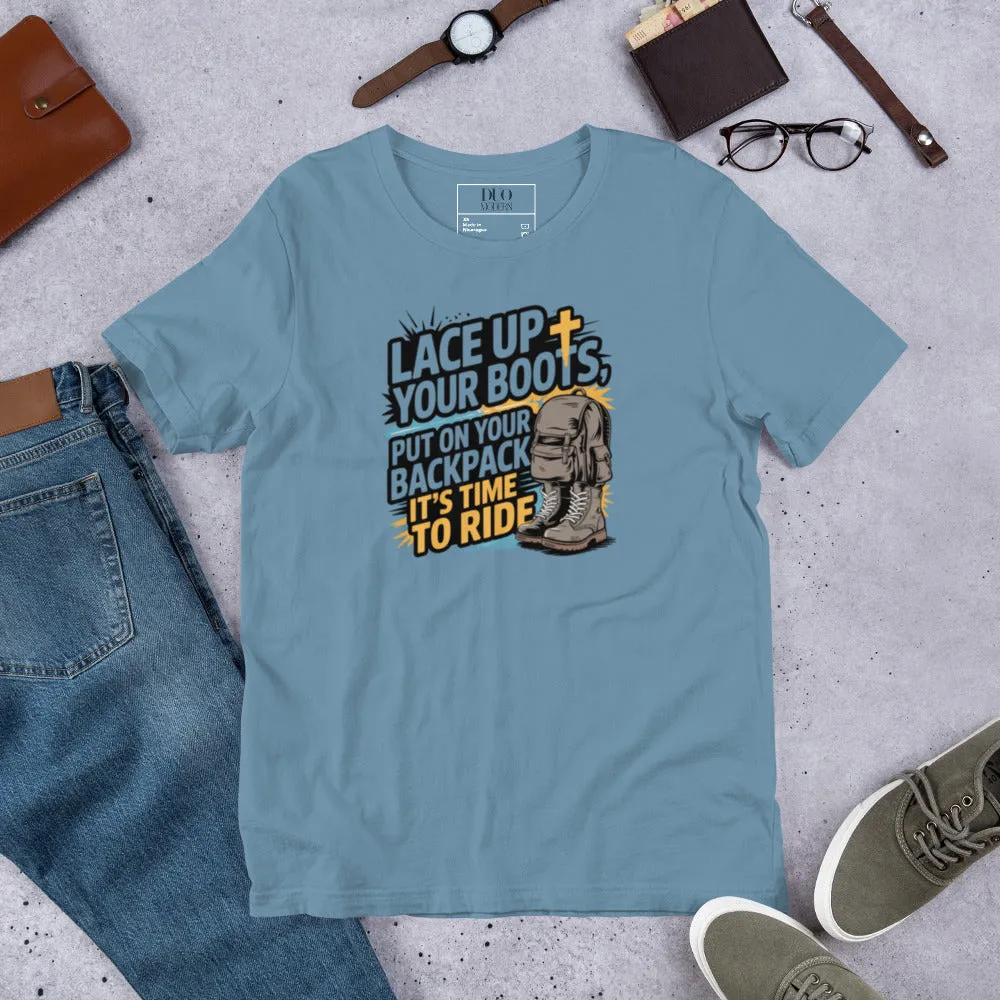 DUO MODERN "LACE UP YOUR BOOTS" Unisex T-Shirt