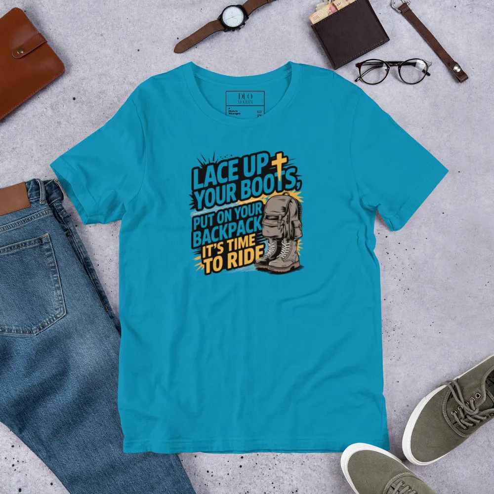 DUO MODERN "LACE UP YOUR BOOTS" Unisex T-Shirt