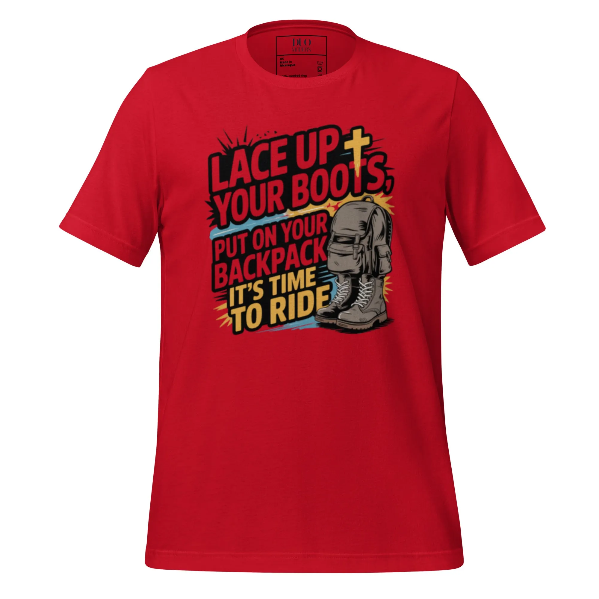 DUO MODERN "LACE UP YOUR BOOTS" Unisex T-Shirt