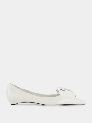 Embellished Leather Ballet Flats