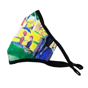 Face Mask with Nose Wire | Cloth Mask With Adjustable Ear Loops | Reusable and Washable | Protective Dust Mask | Park View Patterned Mask