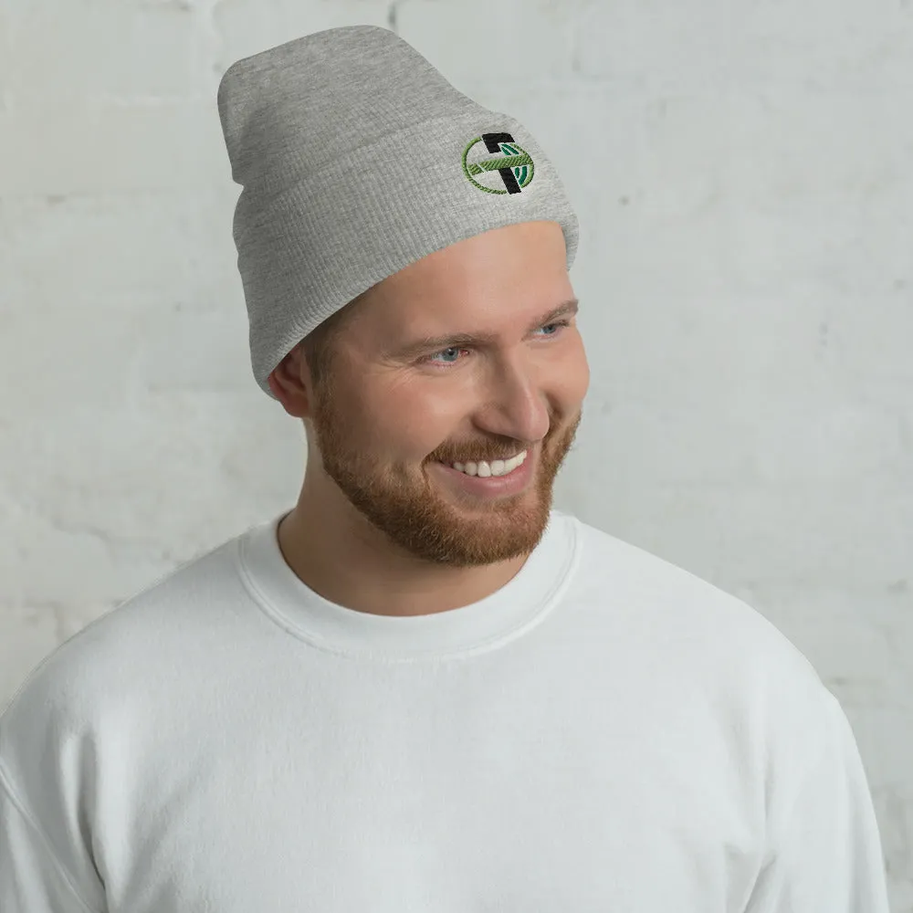 Farm-i-tude Grey Cuffed Beanie