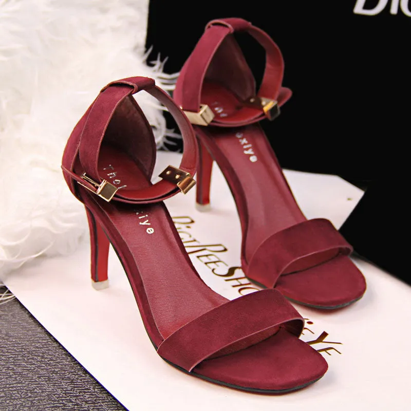 Fashion Pointed open Toe Platform Sexy High Heels Shoes Women Shoes Ladies Stiletto Sandals Mujer Summer Shoes 8cm Heel