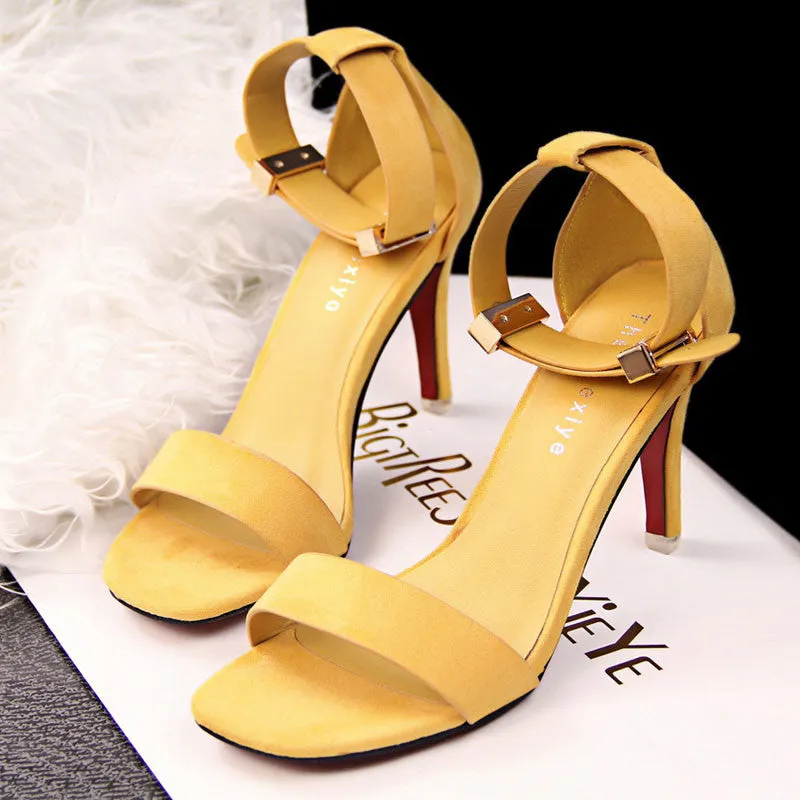 Fashion Pointed open Toe Platform Sexy High Heels Shoes Women Shoes Ladies Stiletto Sandals Mujer Summer Shoes 8cm Heel