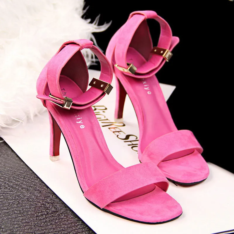 Fashion Pointed open Toe Platform Sexy High Heels Shoes Women Shoes Ladies Stiletto Sandals Mujer Summer Shoes 8cm Heel