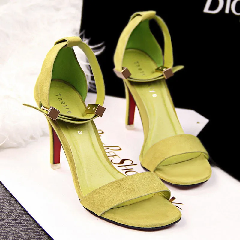 Fashion Pointed open Toe Platform Sexy High Heels Shoes Women Shoes Ladies Stiletto Sandals Mujer Summer Shoes 8cm Heel