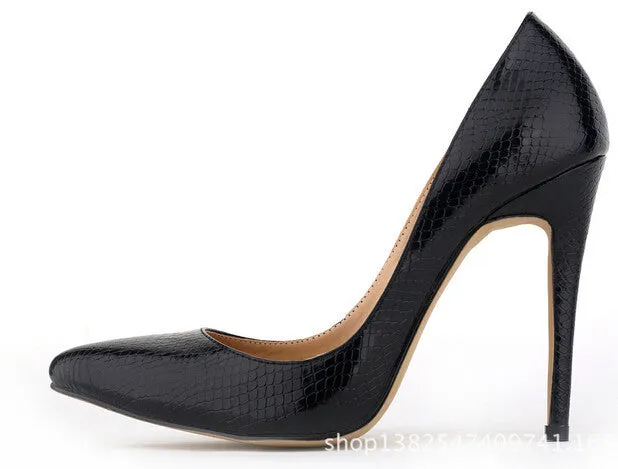 fashion pointed toe high heels shoes woman weeding party women's pumps size 35-42 Heel height 11cm