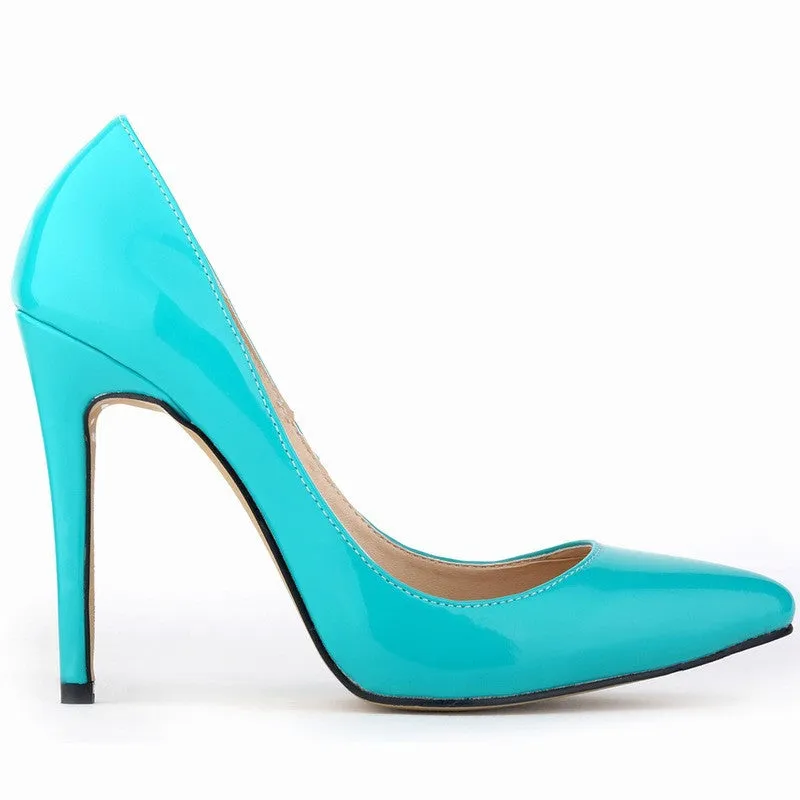 fashion pointed toe high heels shoes woman weeding party women's pumps size 35-42 Heel height 11cm