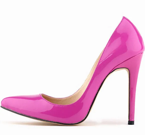 fashion pointed toe high heels shoes woman weeding party women's pumps size 35-42 Heel height 11cm