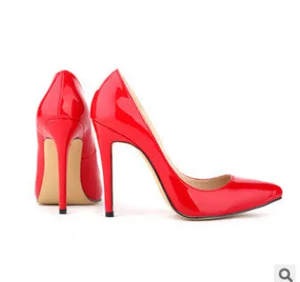 fashion pointed toe high heels shoes woman weeding party women's pumps size 35-42 Heel height 11cm