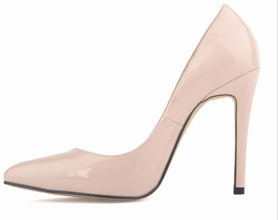 fashion pointed toe high heels shoes woman weeding party women's pumps size 35-42 Heel height 11cm