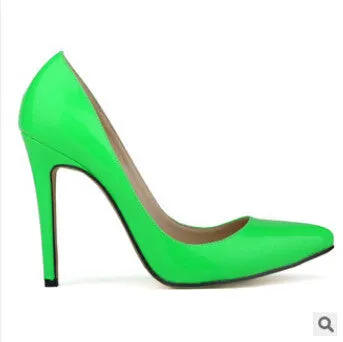 fashion pointed toe high heels shoes woman weeding party women's pumps size 35-42 Heel height 11cm