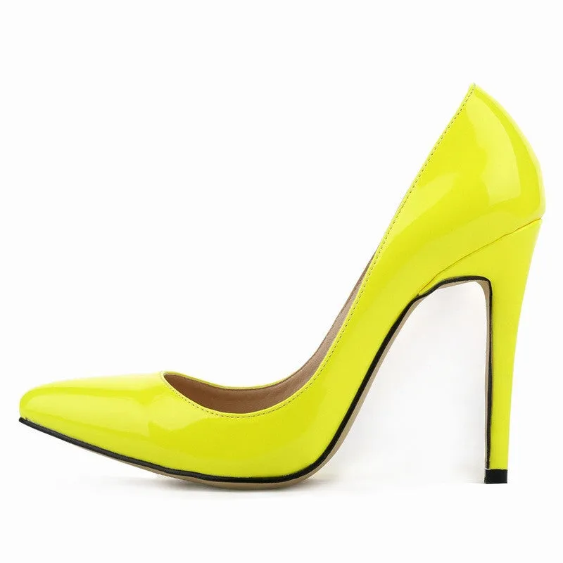 fashion pointed toe high heels shoes woman weeding party women's pumps size 35-42 Heel height 11cm