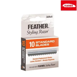 Feather Standard Blades For Styling & Texturizing Razors