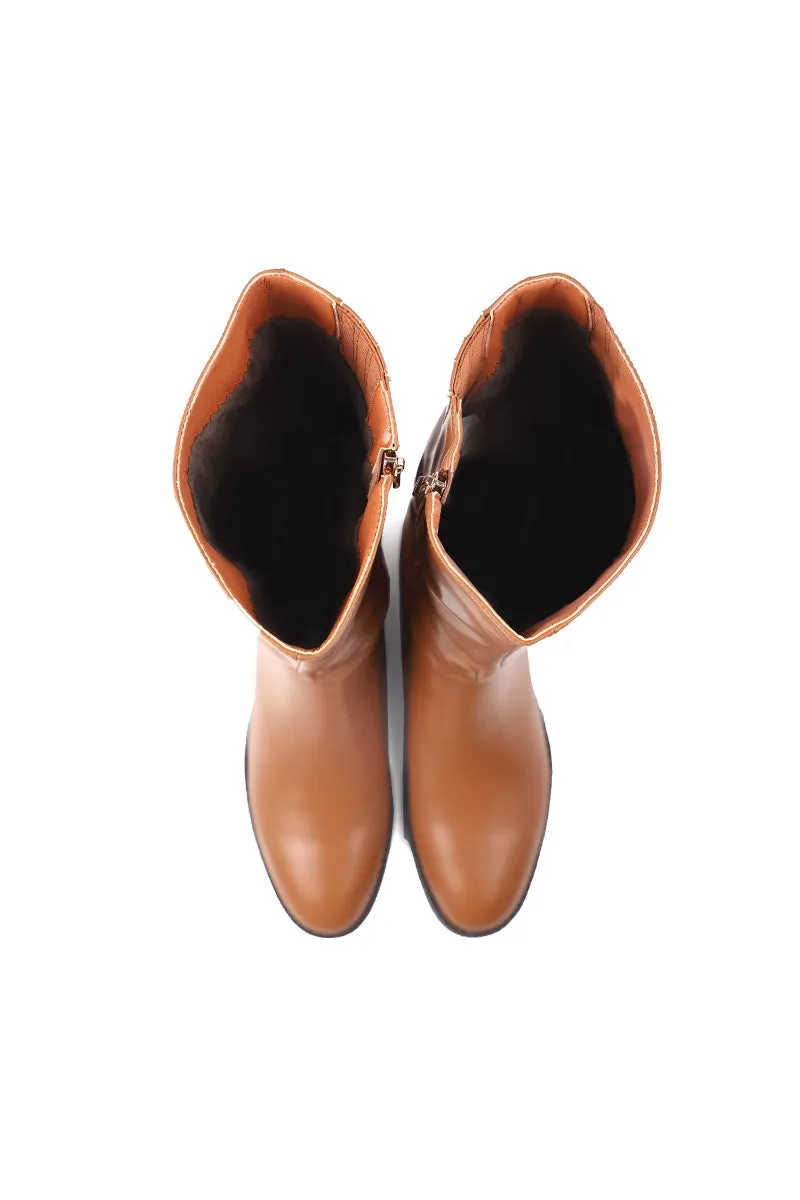 Formal Long Shoes I53091-Mustard