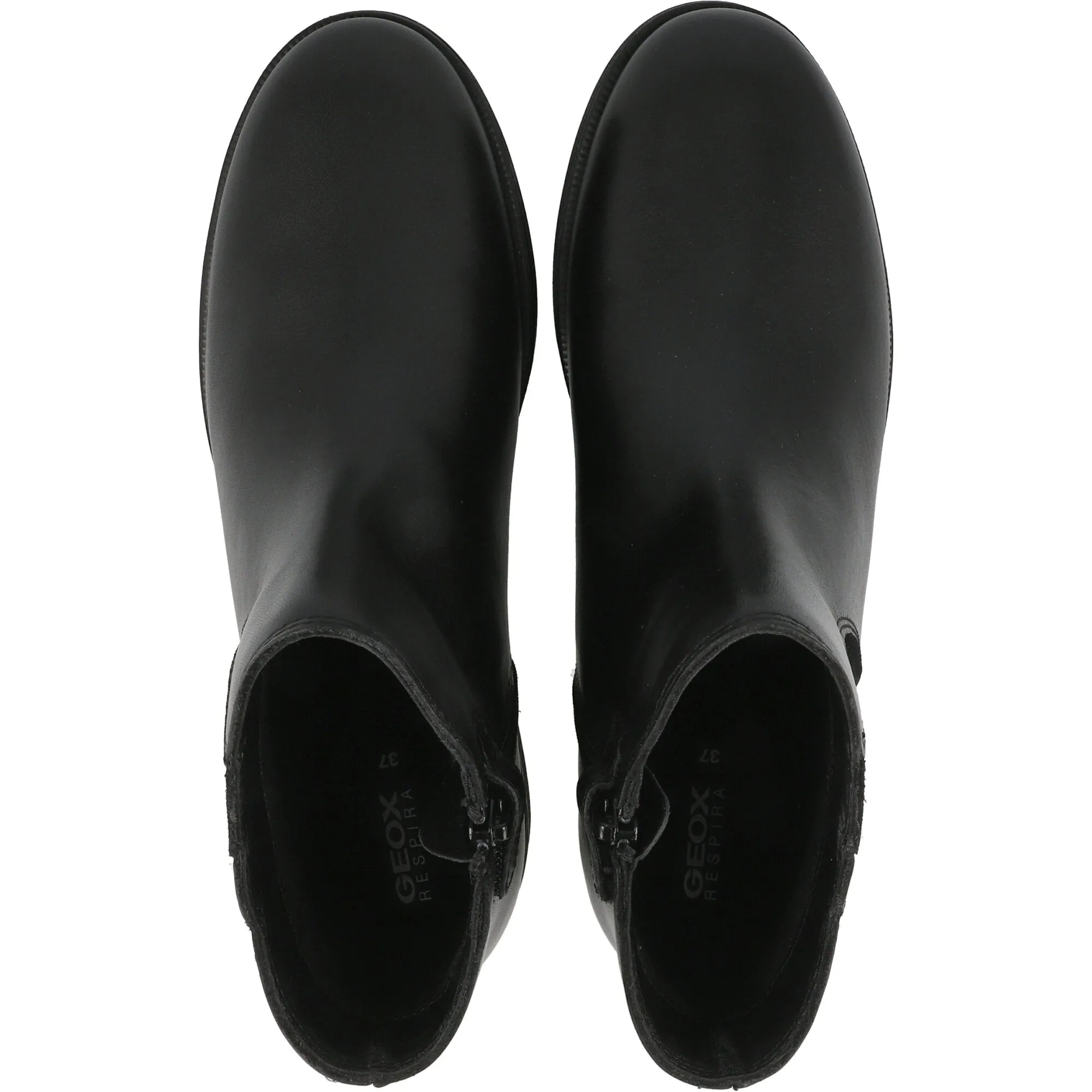 Geox Agata Waterproof Girls' Black Ankle Boots