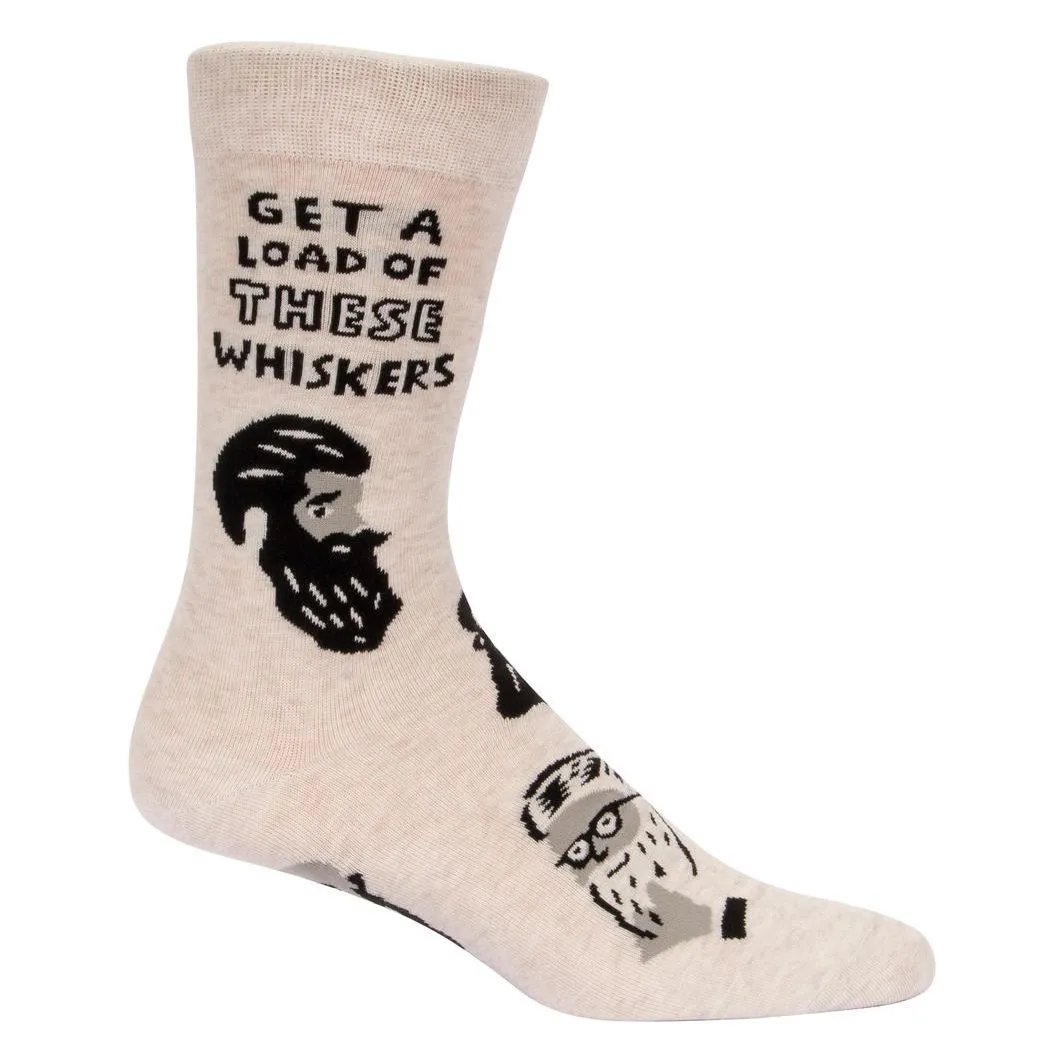 Get a Load of These Whiskers Men's Socks