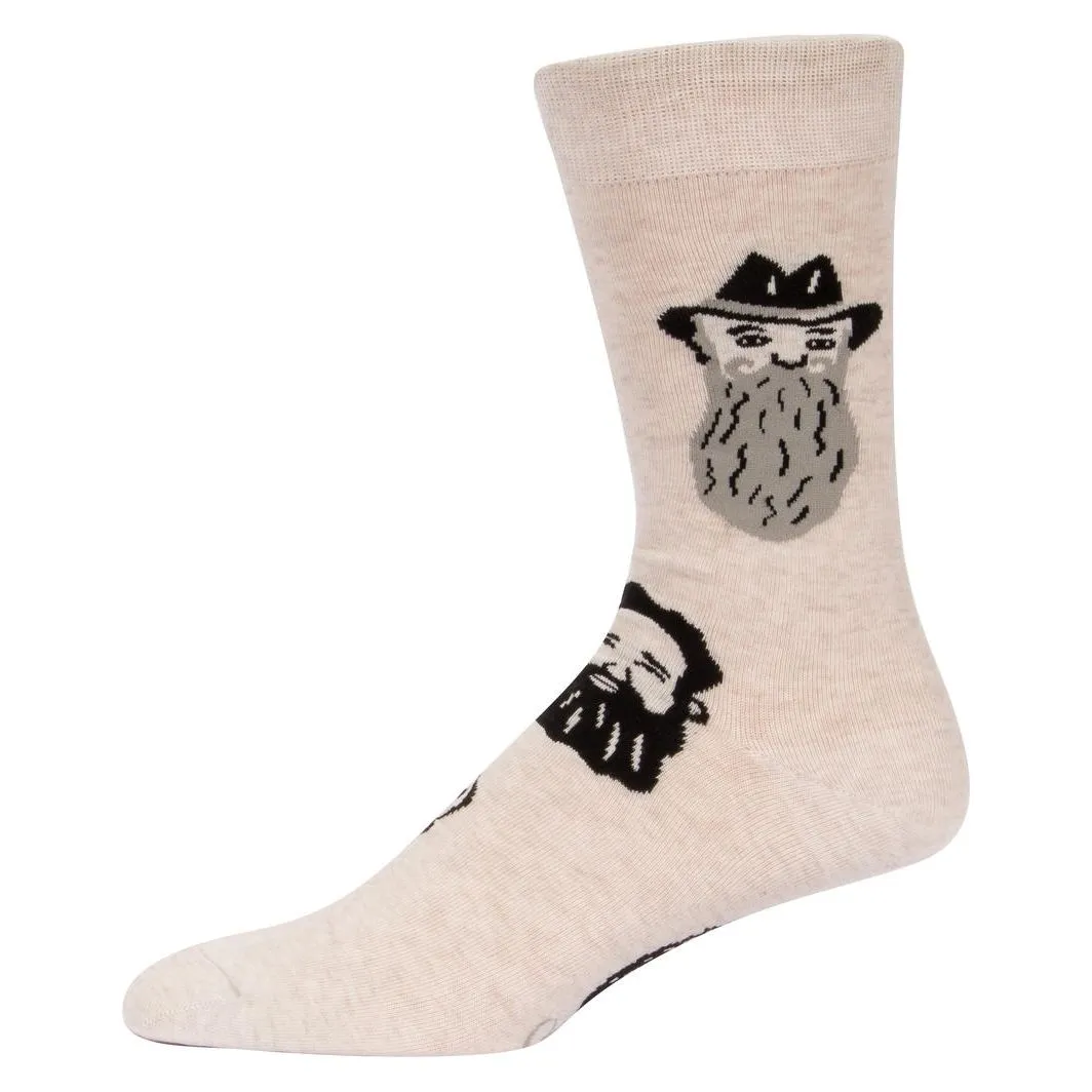 Get a Load of These Whiskers Men's Socks