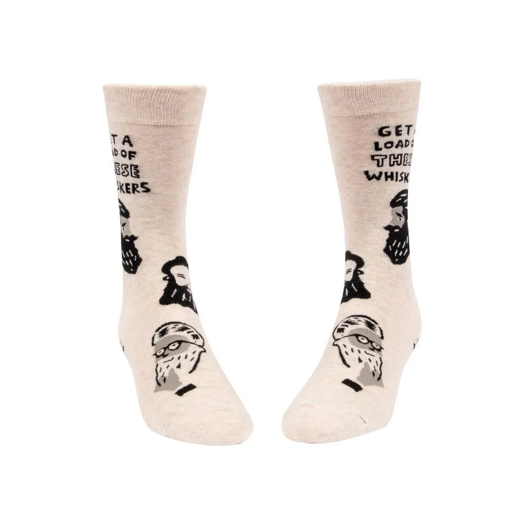 Get a Load of These Whiskers Men's Socks