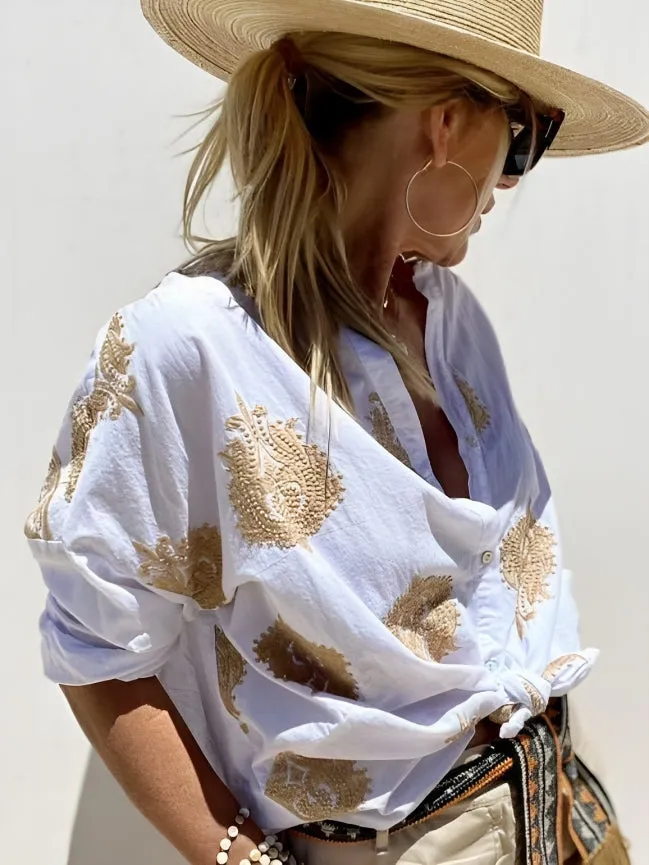 Ginevra | Embroidered Blouse