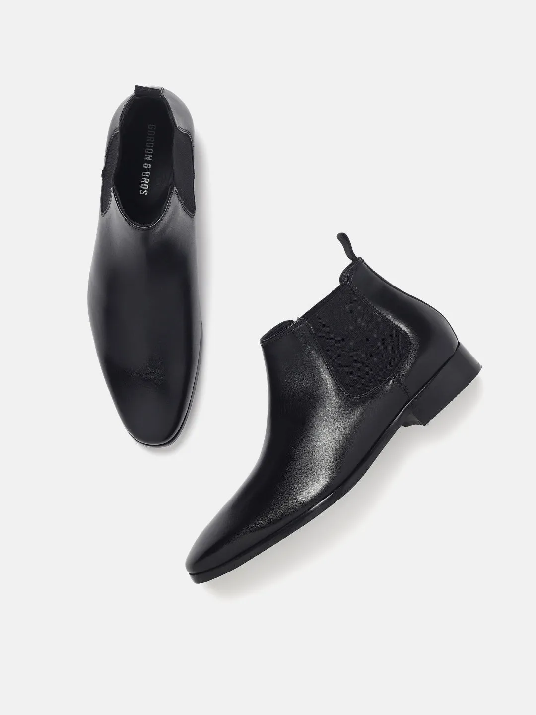 Gordon And Bros Antik Black Men Chelsea Boots