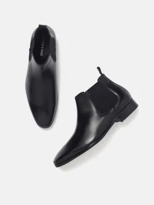 Gordon And Bros Antik Black Men Chelsea Boots