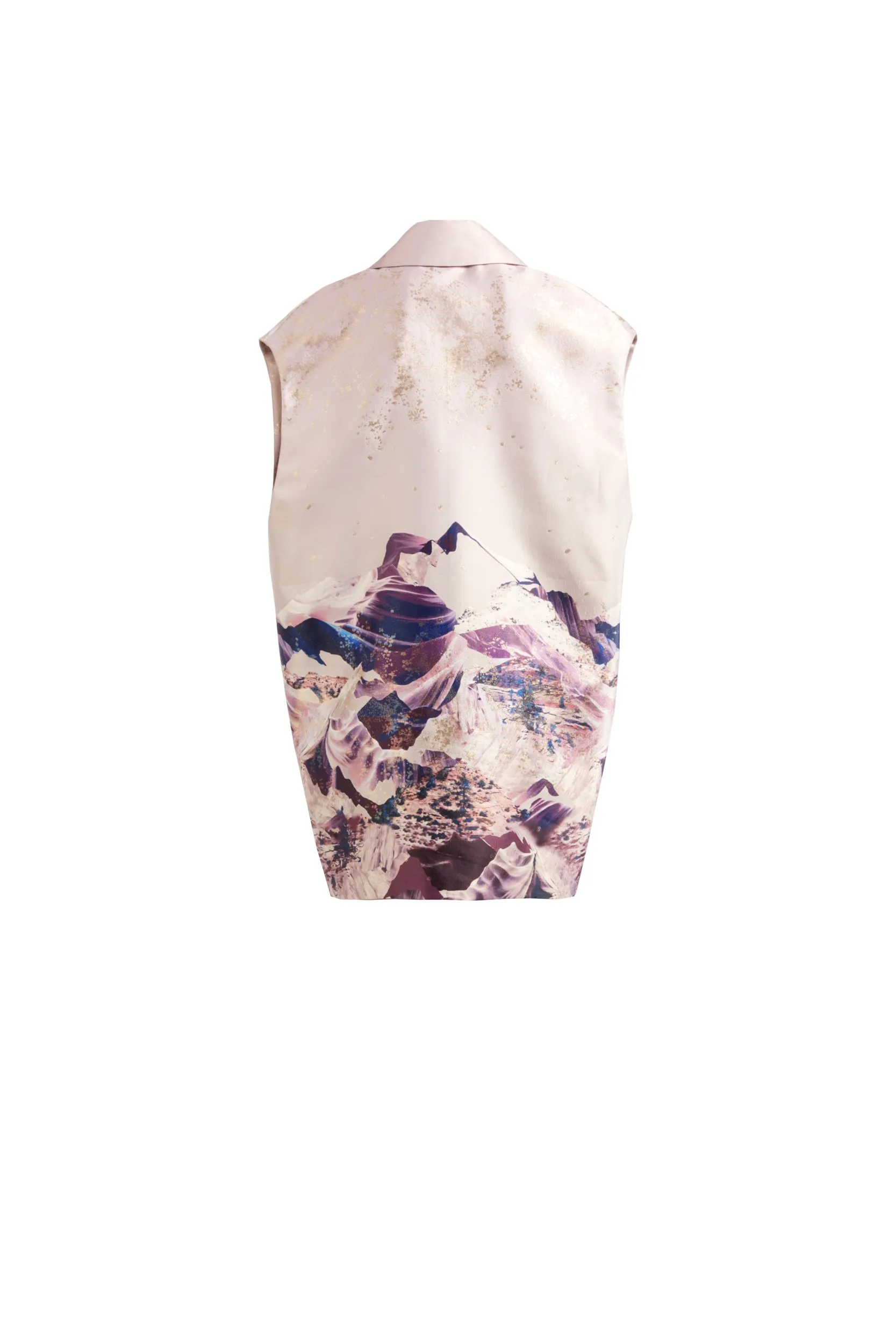 Hanako Kimono Vest - Violet