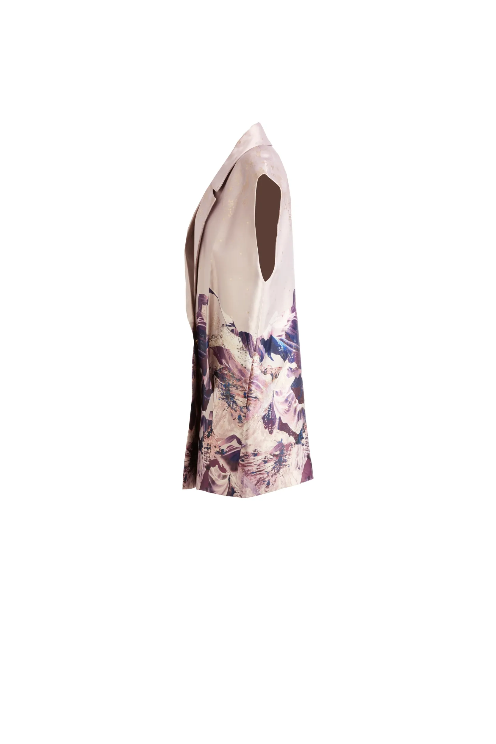 Hanako Kimono Vest - Violet