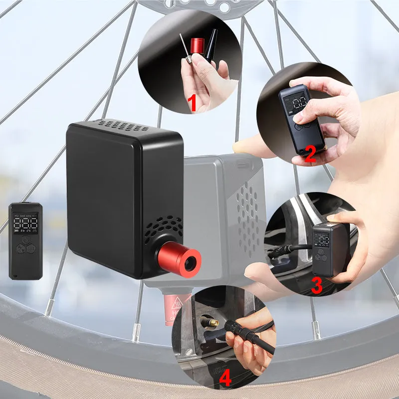 🎁Hot Sale 36% OFF⏳Bicycle Smart Electric Mini Pump✈️ free worldwide shipping