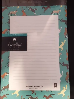 Hunt Seat Paper 6 X 9 Notebook Ponies