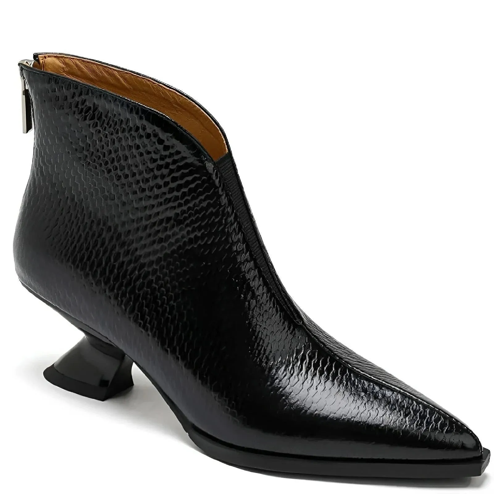 Isadora Leather Ankle Boots