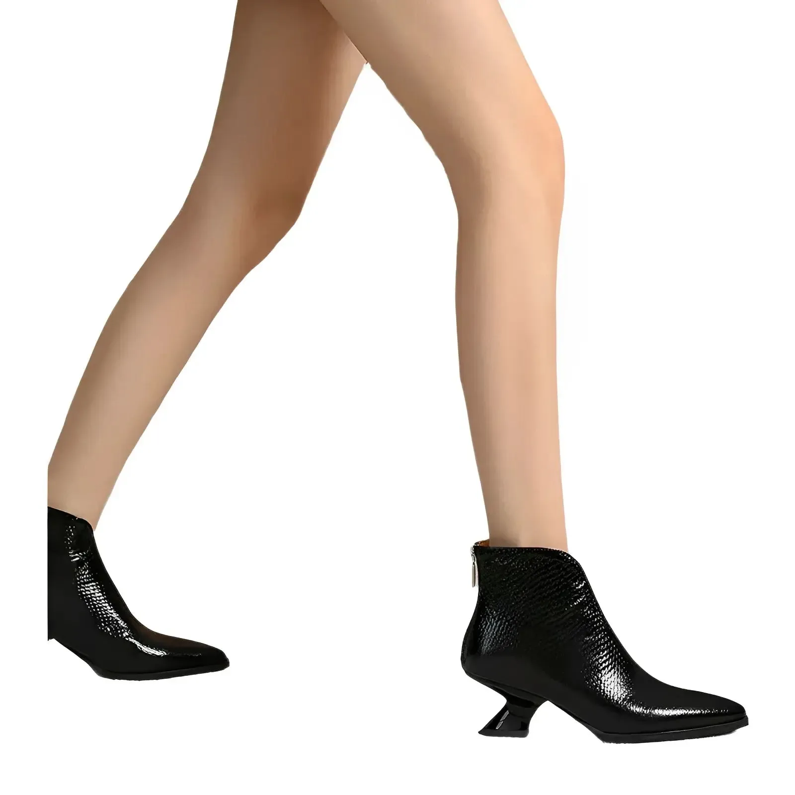 Isadora Leather Ankle Boots