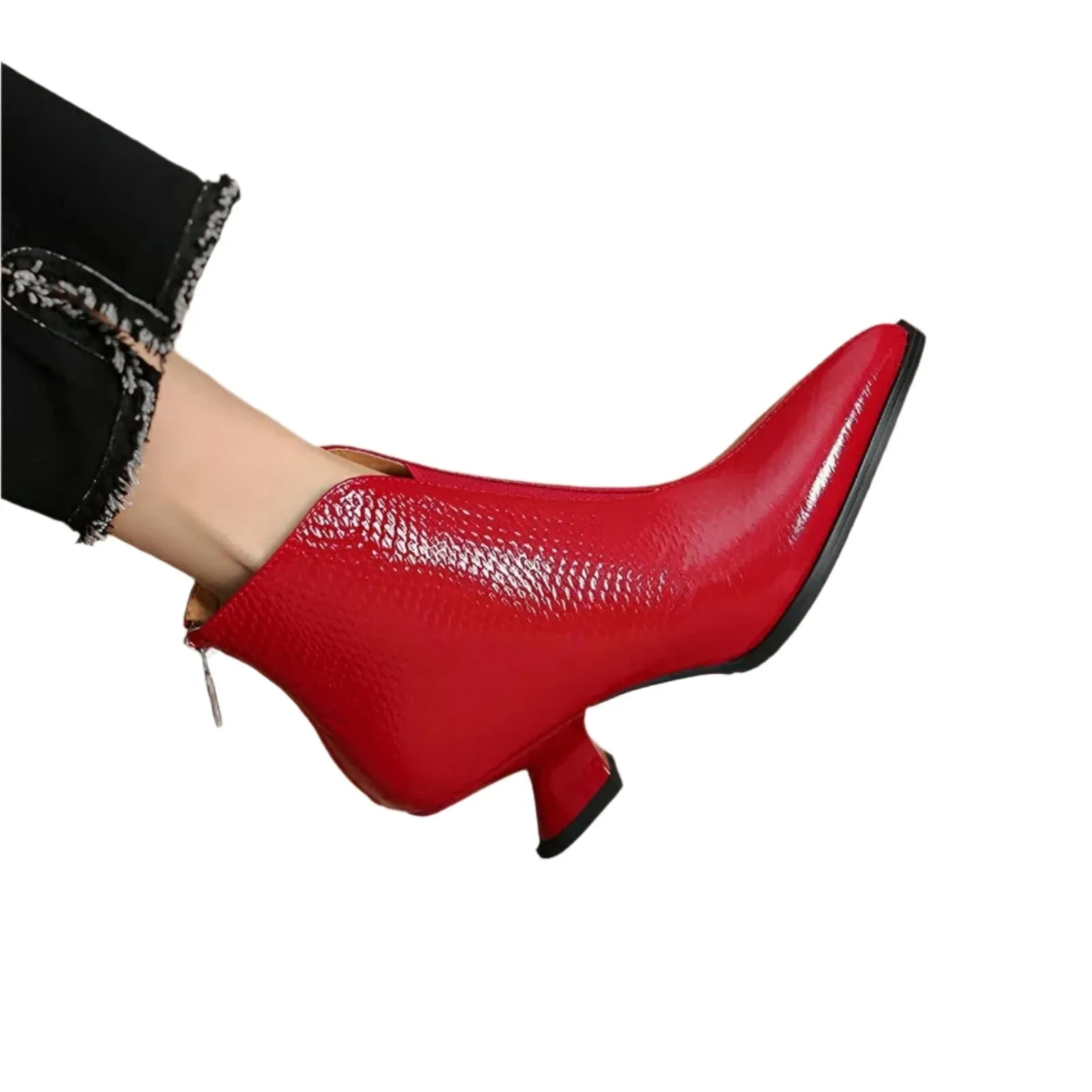 Isadora Leather Ankle Boots