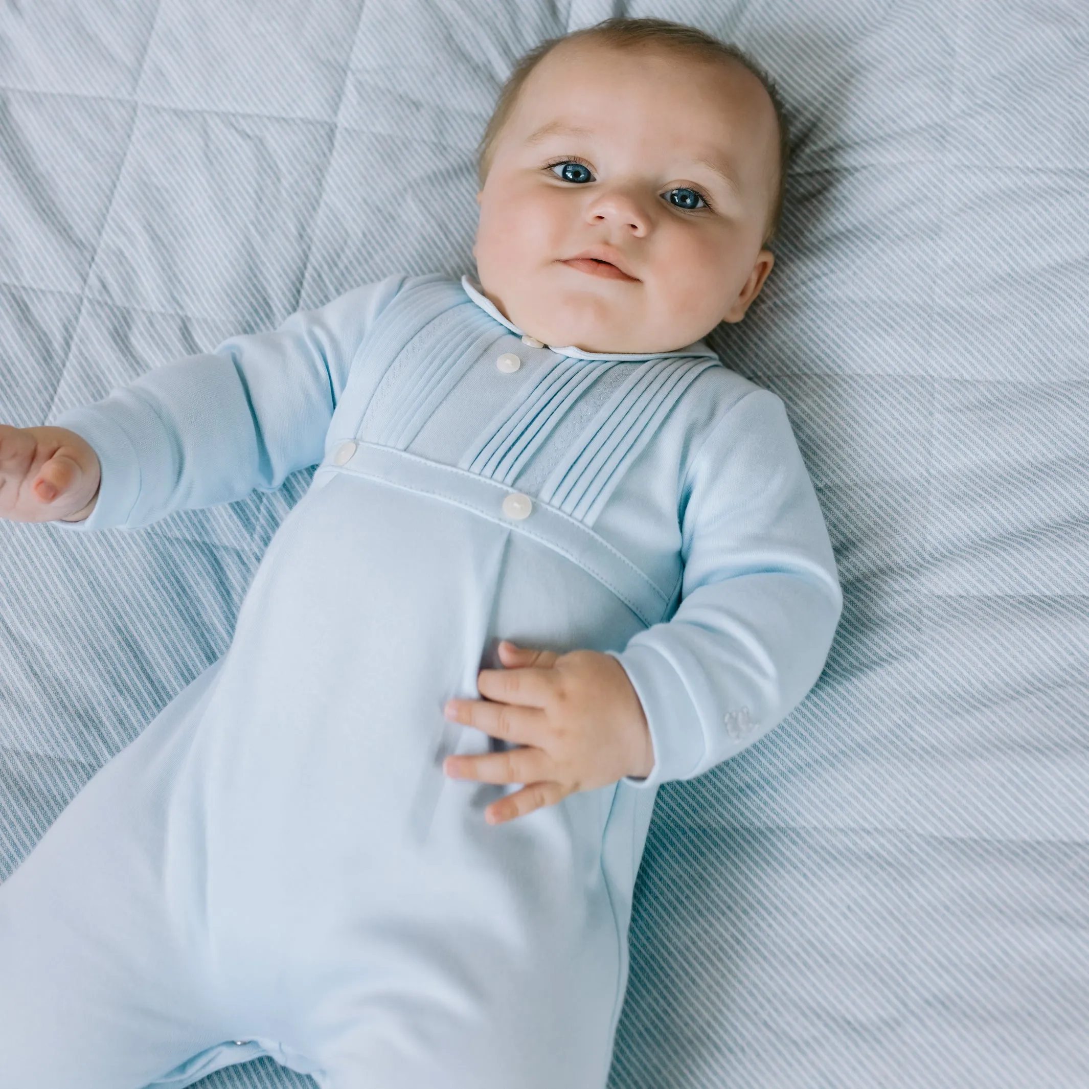 Jimmy Boys Smart Pleated Babygrow
