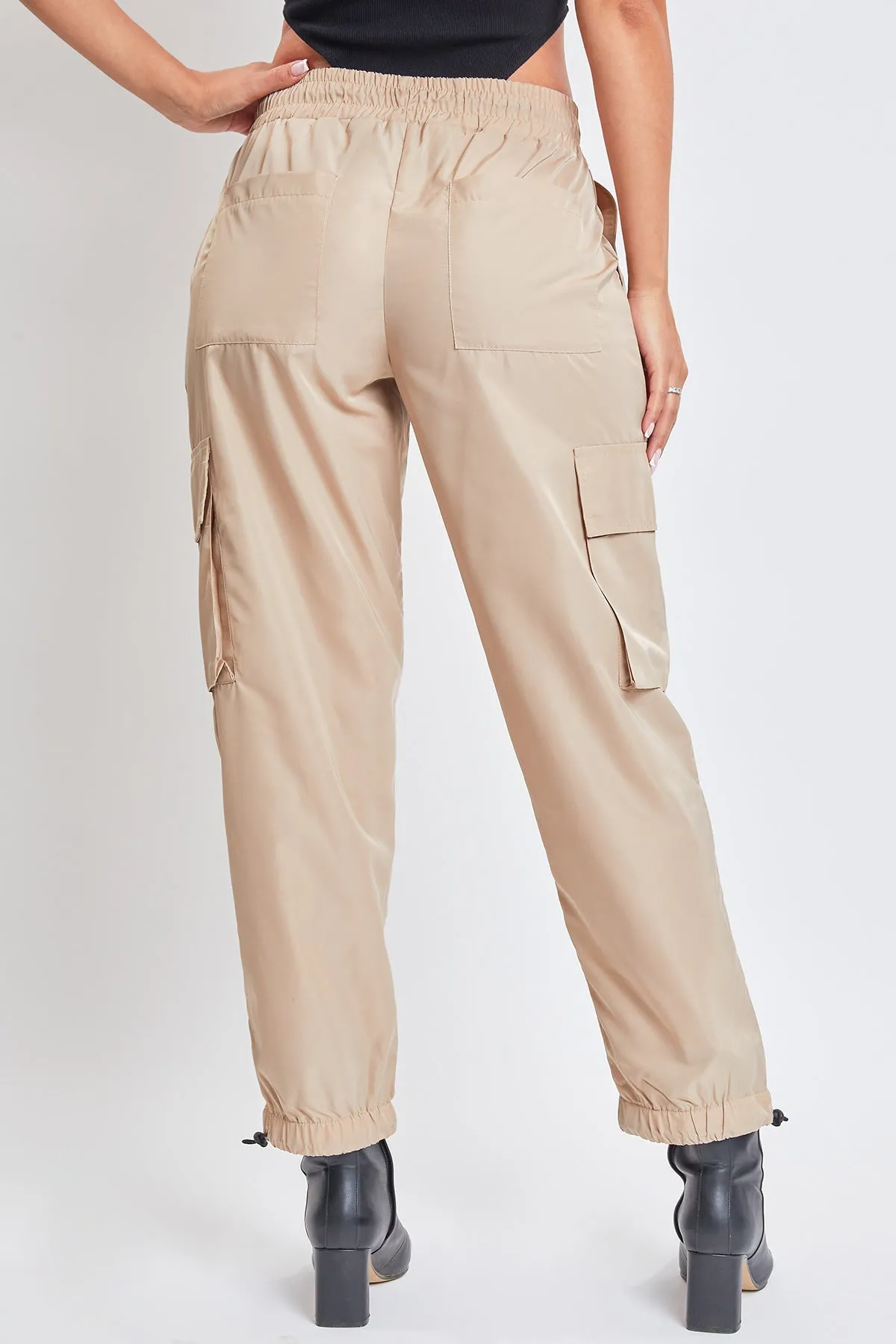 Junior High Rise Nylon Cargo Jogger, Pack of 6