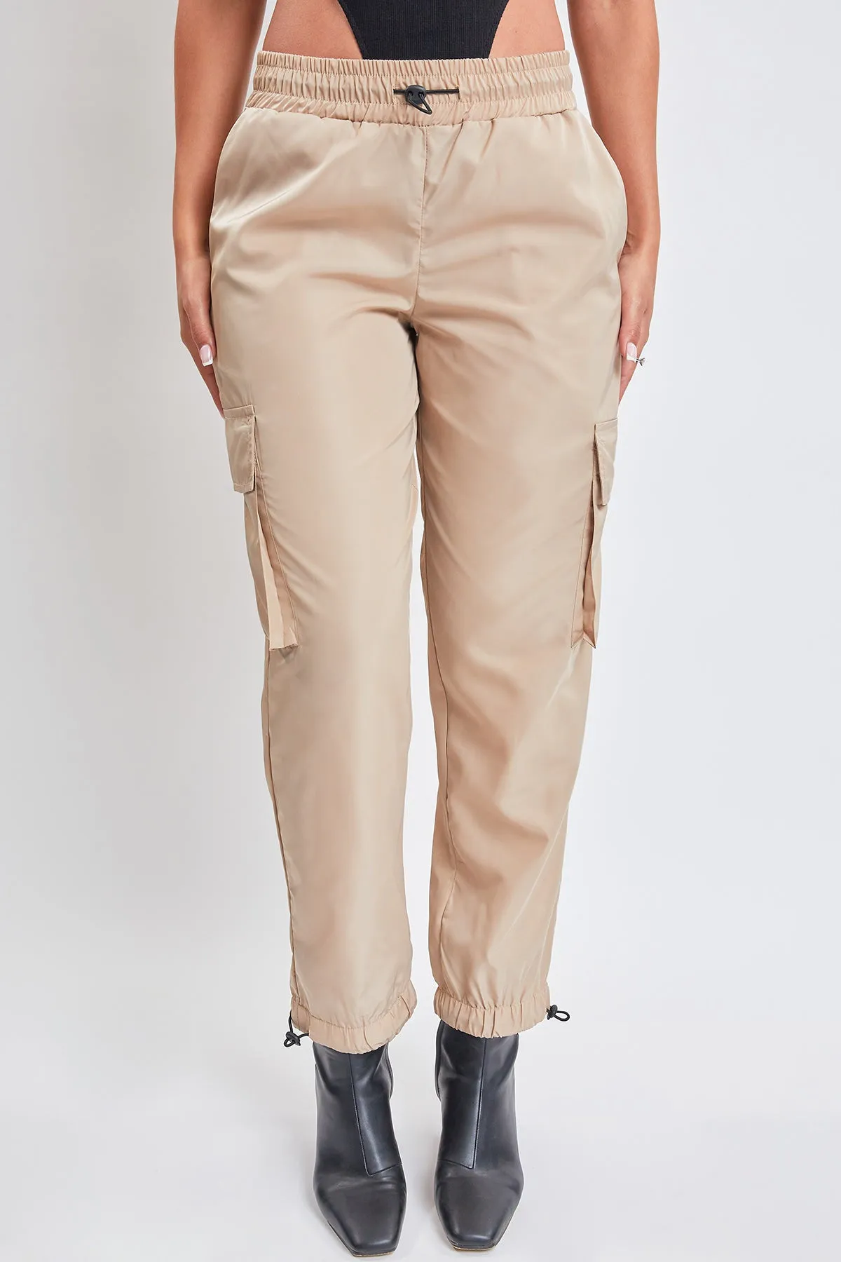 Junior High Rise Nylon Cargo Jogger, Pack of 6