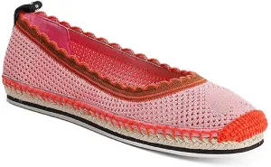 Kate Spade Womens Knottingham Knit Slip On Ballet Flats Pink 9.5 Medium (B,M)