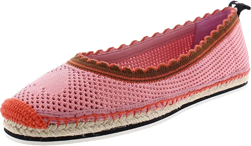 Kate Spade Womens Knottingham Knit Slip On Ballet Flats Pink 9.5 Medium (B,M)
