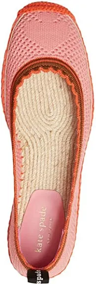 Kate Spade Womens Knottingham Knit Slip On Ballet Flats Pink 9.5 Medium (B,M)