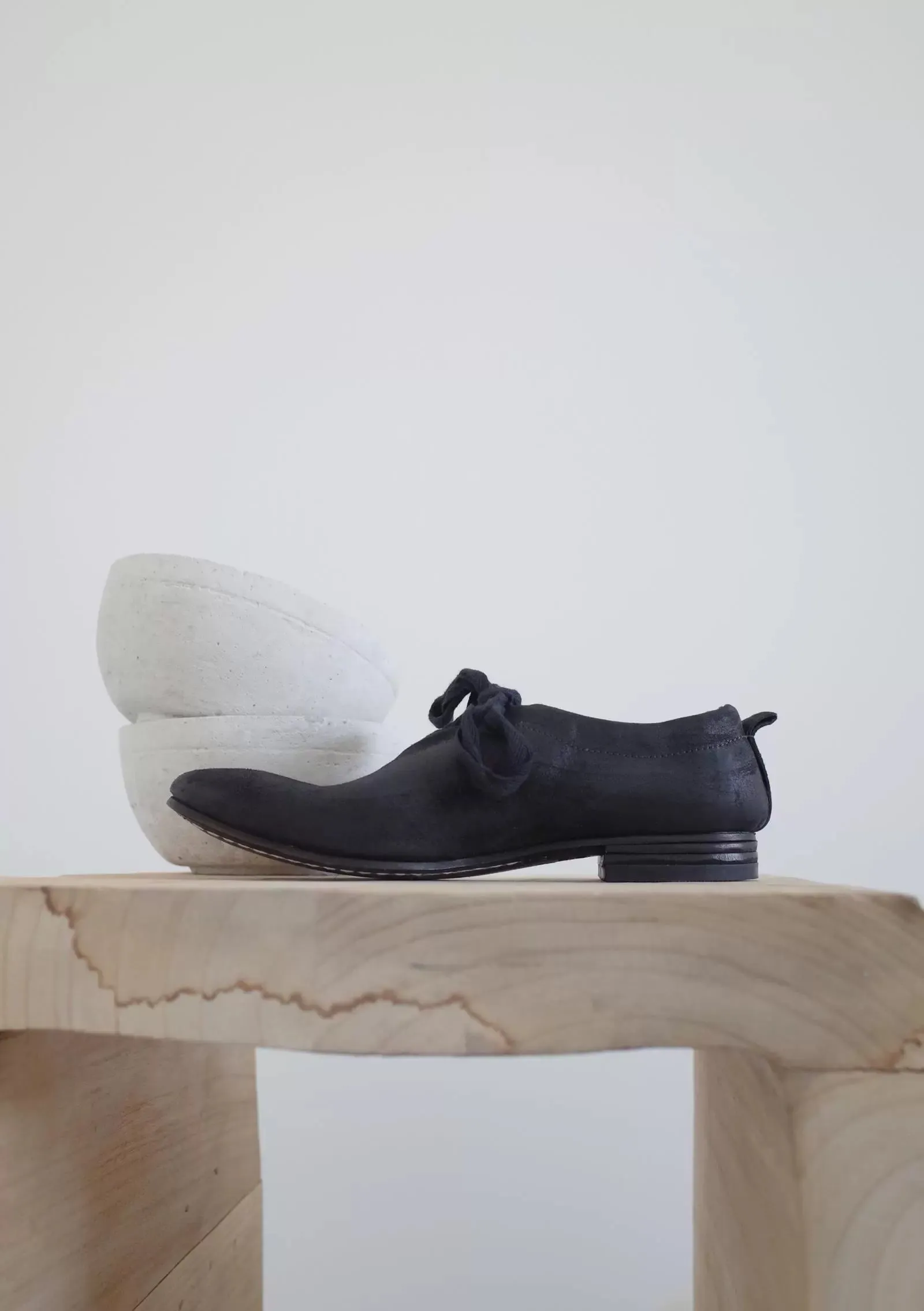 Lace-Up Suede Shoes
