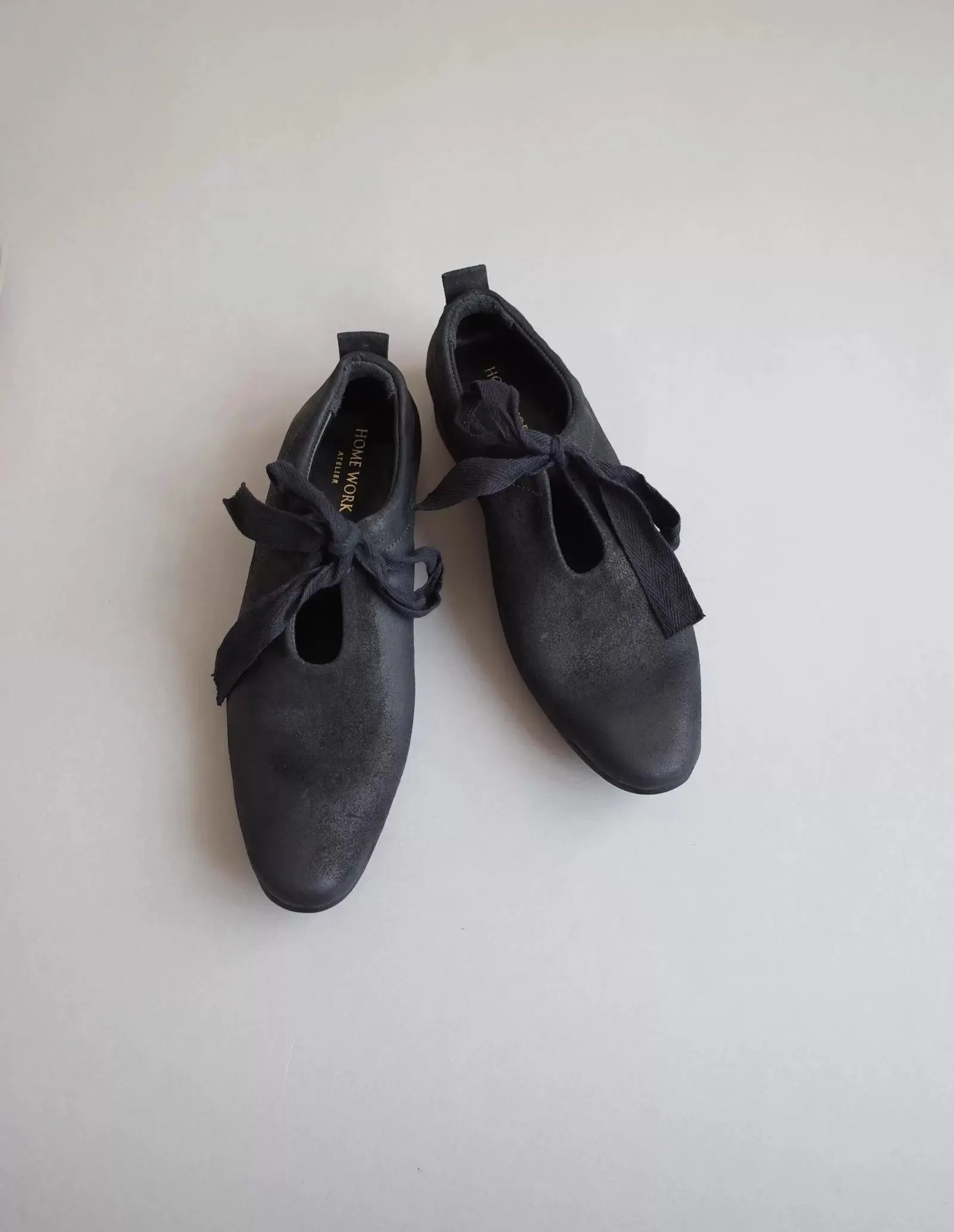 Lace-Up Suede Shoes
