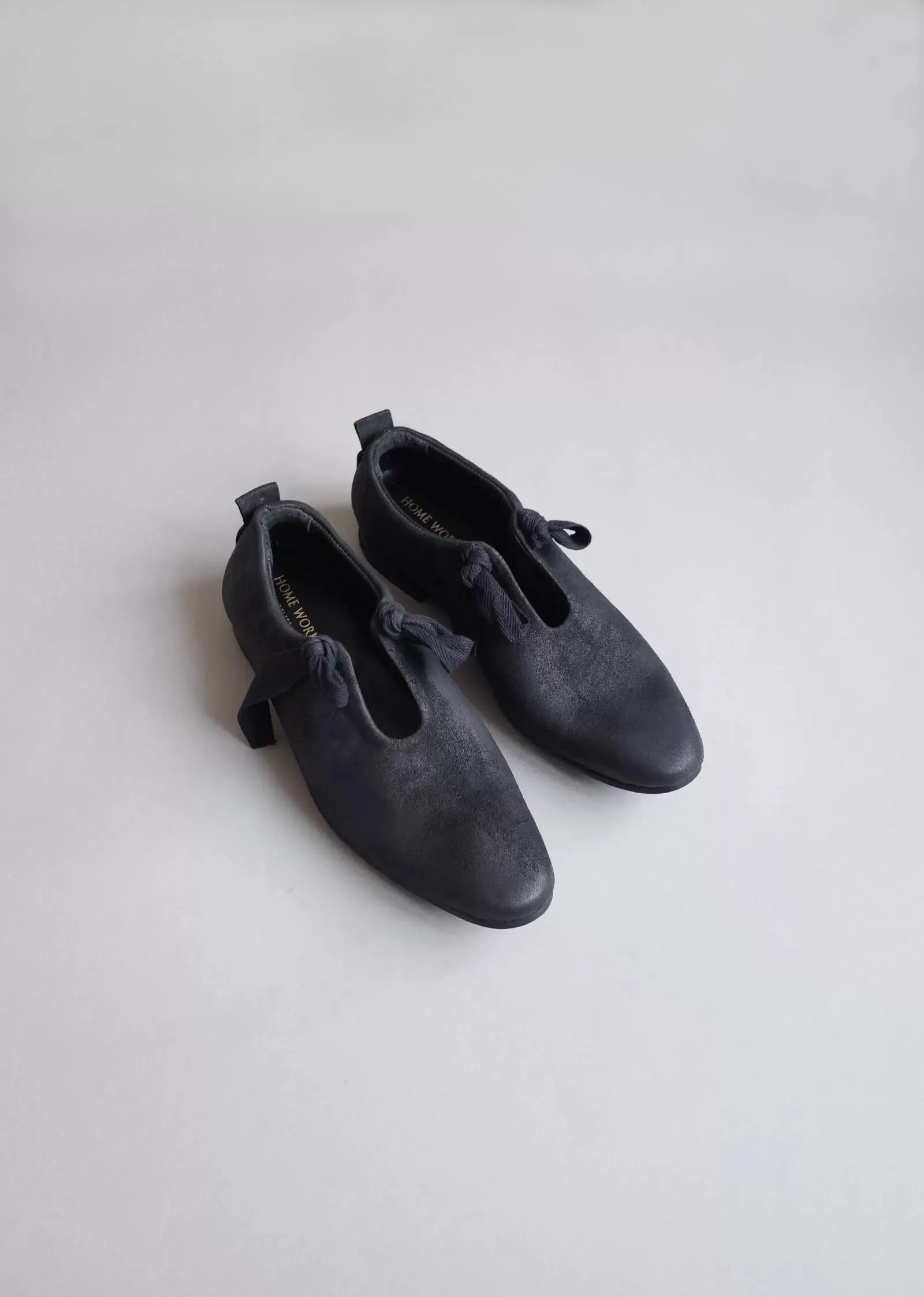 Lace-Up Suede Shoes